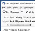 DHL - Your Parcel Delivery Arrived Today Email Scam