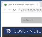 COVID Dashboard Browser Hijacker