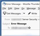 Server Security Alert Email Scam