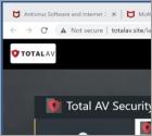 Total AV Security - Your Smartphone Is Infected POP-UP Scam