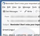 This Email Concerns Your Information Security Scam