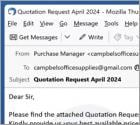 Quotation Request Email Virus