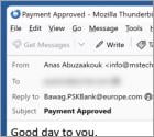 Payment Approved By International Authorities Email Scam