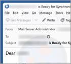 Your Mailbox Will Automatically Synchronize Email Scam