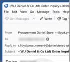 W.J Daniel & Co Ltd Email Scam