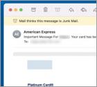 AMERICAN EXPRESS Card Has Been Temporarily Flagged Email Scam