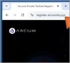 Arcium Registration Scam