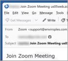 Join Zoom Meeting Email Scam