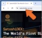 Claim SatoshiDEX (SATX) Scam