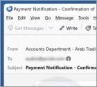 Payment Notification Email Scam