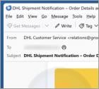 DHL Order Details Email Scam