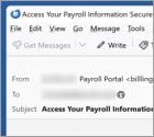 Employee Payroll Portal Email Scam