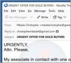 Disposal Of Gold Bars, Nuggets And Diamonds Email Scam