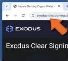 Exodus Clear Signing Activation Scam