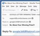 Google Email Lottery International Promotions Scam