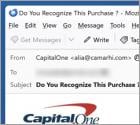 Capital One - Unrecognized Purchase Email Scam