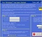 Your Windows has been blocked - Screenlocker