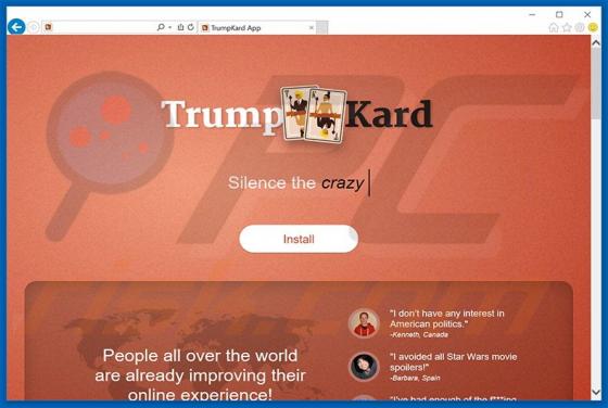 TrumpKard Adware