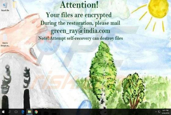 Green_Ray Ransomware