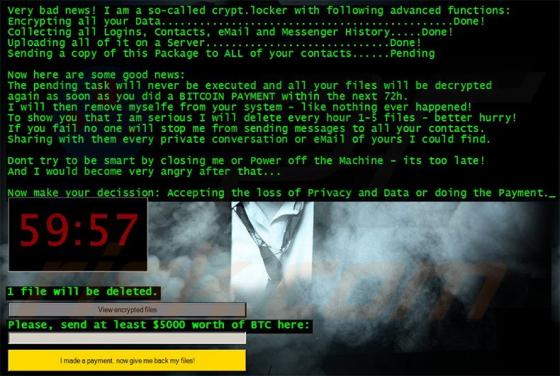 Crypt.Locker Ransomware