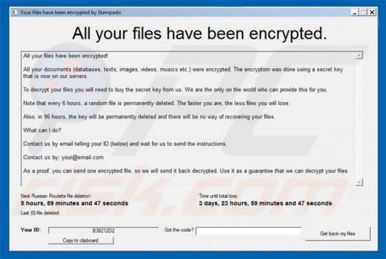 Stampado Ransomware
