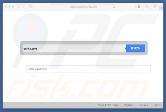 Search.coldorhottoday.com Redirect (Mac)