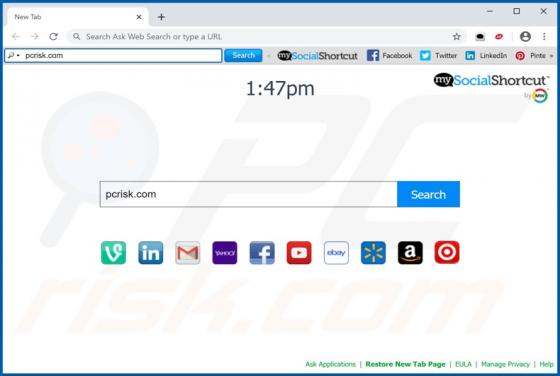 MySocialShortcut Toolbar