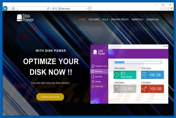 DiskPower Unwanted Application