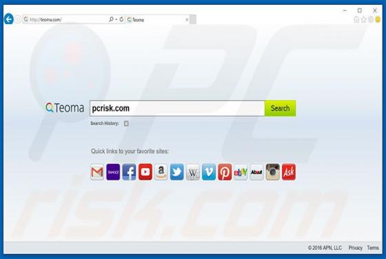 Teoma.com Redirect