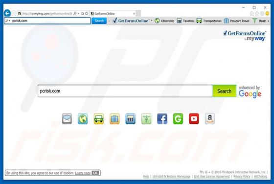 GetFormsOnline Toolbar