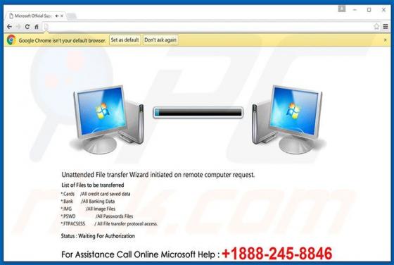 Hard Disk Failure Error Scam