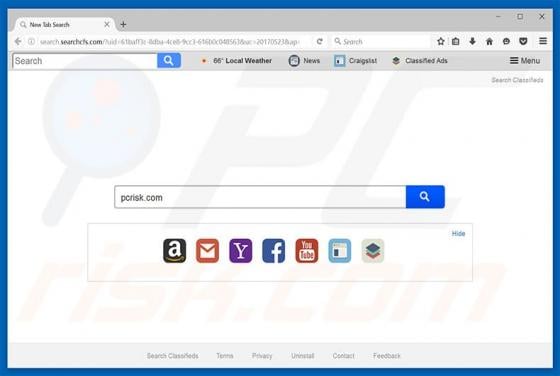 Search.searchcfs.com Redirect