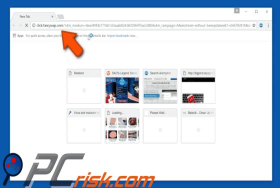 Click.fancywap.com Redirect