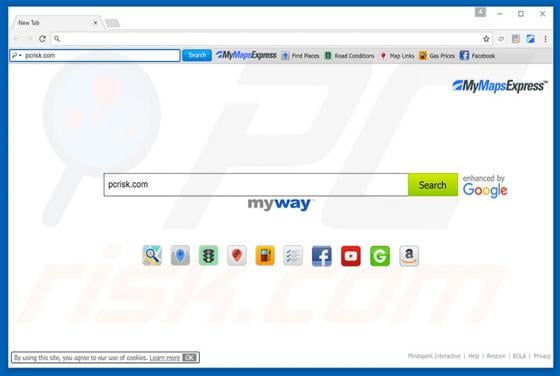 MyMapsExpress Toolbar
