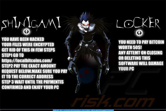 ShinigamiLocker Ransomware