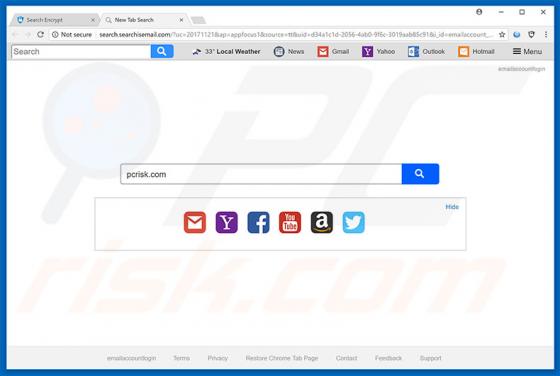 Search.searchisemail.com Redirect