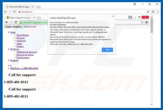 DO NOT PRESS ANY KEY Scam