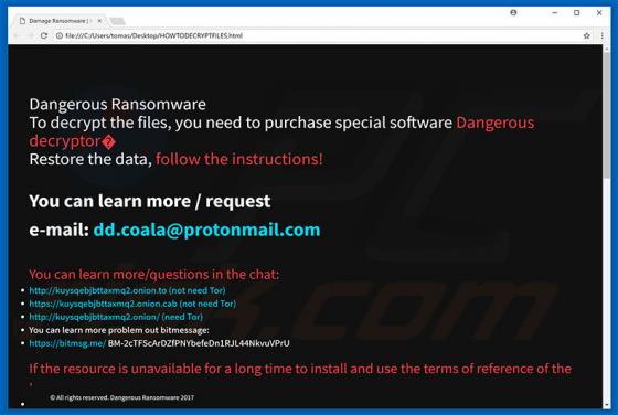 Dangerous Ransomware