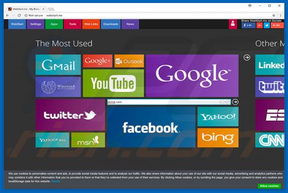 Webstart.me Redirect