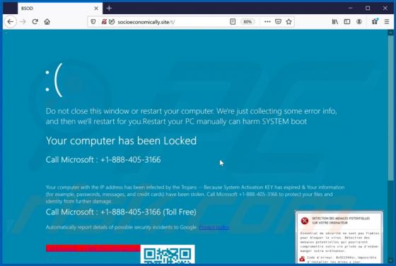 System Activation KEY Has Expired POP-UP Scam