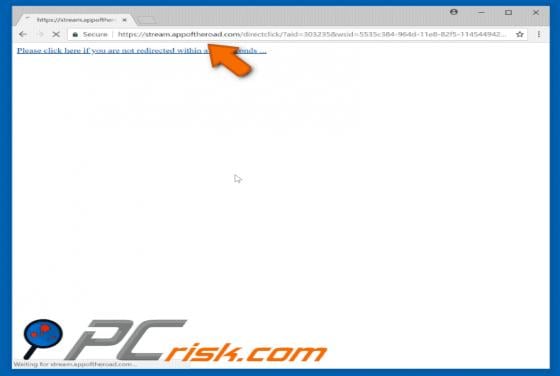 Appoftheroad.com POP-UP Redirect