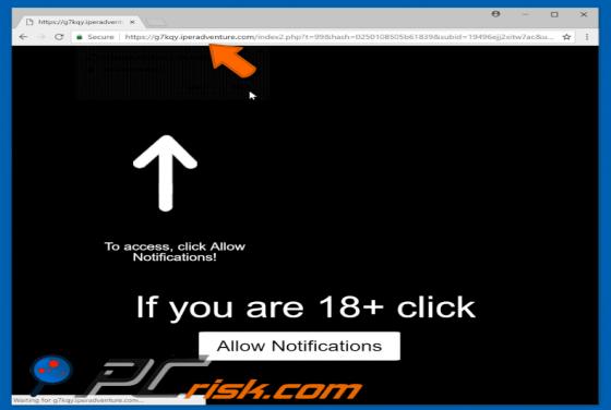 Iperadventure.com POP-UP Redirect