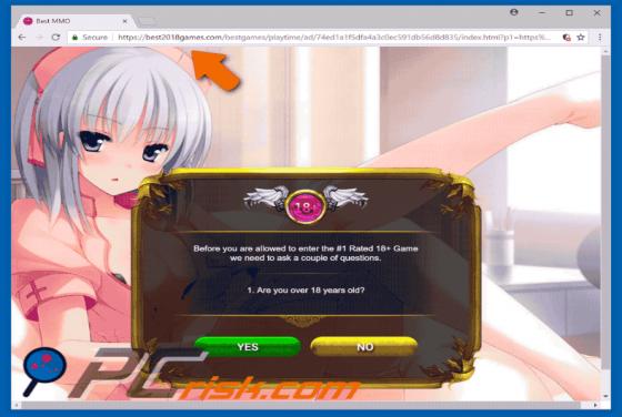 Best2018games.com POP-UP Redirect