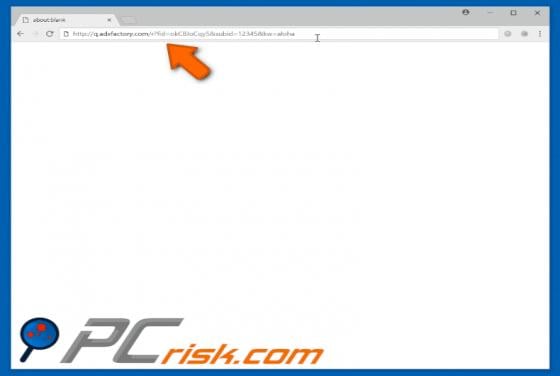 Adxfactory.com POP-UP Redirect