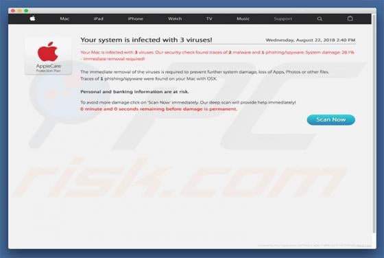 E.tre456_worm_osx Trojan Virus POP-UP Scam (Mac)
