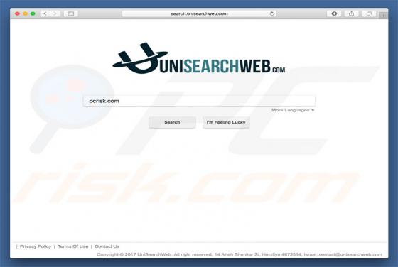 Unisearchweb.com Redirect (Mac)