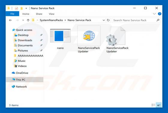 SystemNanoPacks Adware