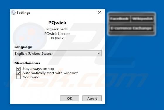 PQwick Adware