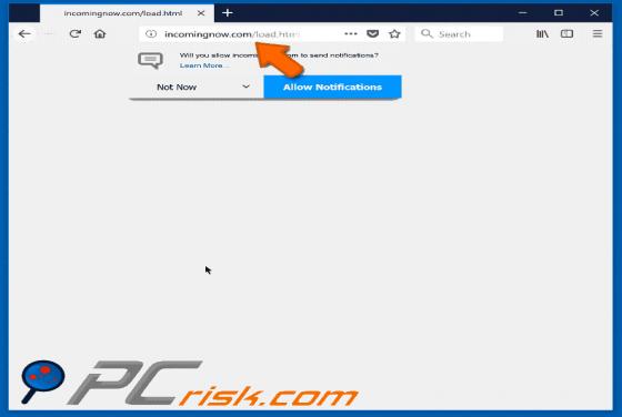 Incomingnow.com POP-UP Redirect