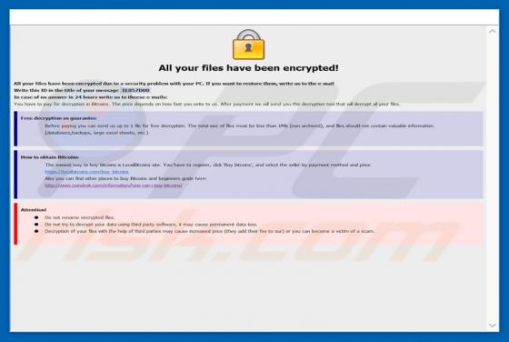 Betta Ransomware